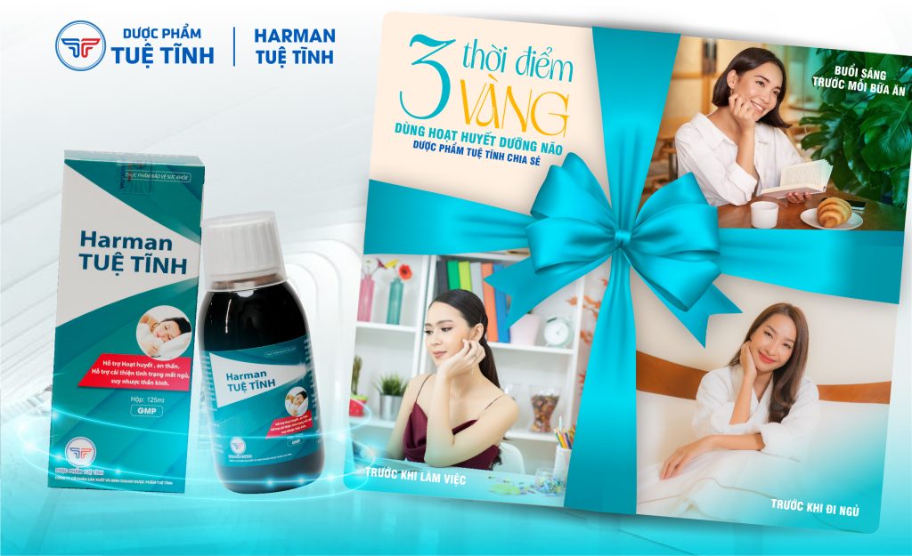 Dược phẩm Tuệ Tĩnh mách nhỏ bạn “3 thời điểm vàng”  sử dụng hoạt huyết dưỡng não